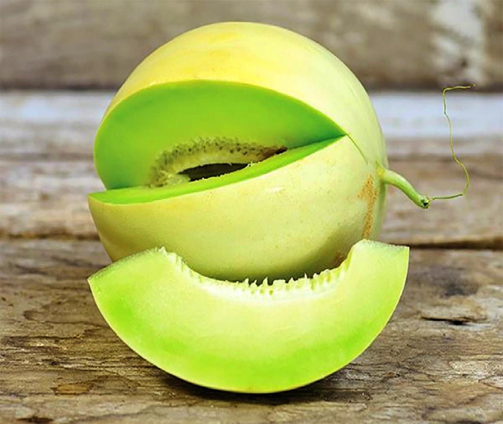 Honeydew Melon Seeds Box Garden Seeds LLC Heirloom Green Flesh GMO Free