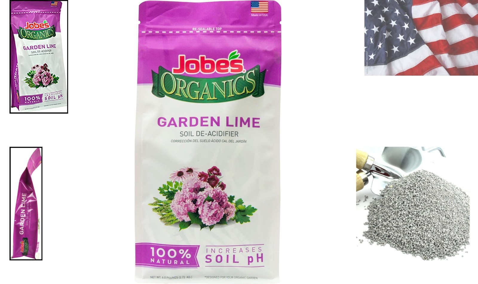 6 lbs Jobe’s Organic Lime for Healthy Soil – Boost Hydrangeas and Plant Growth