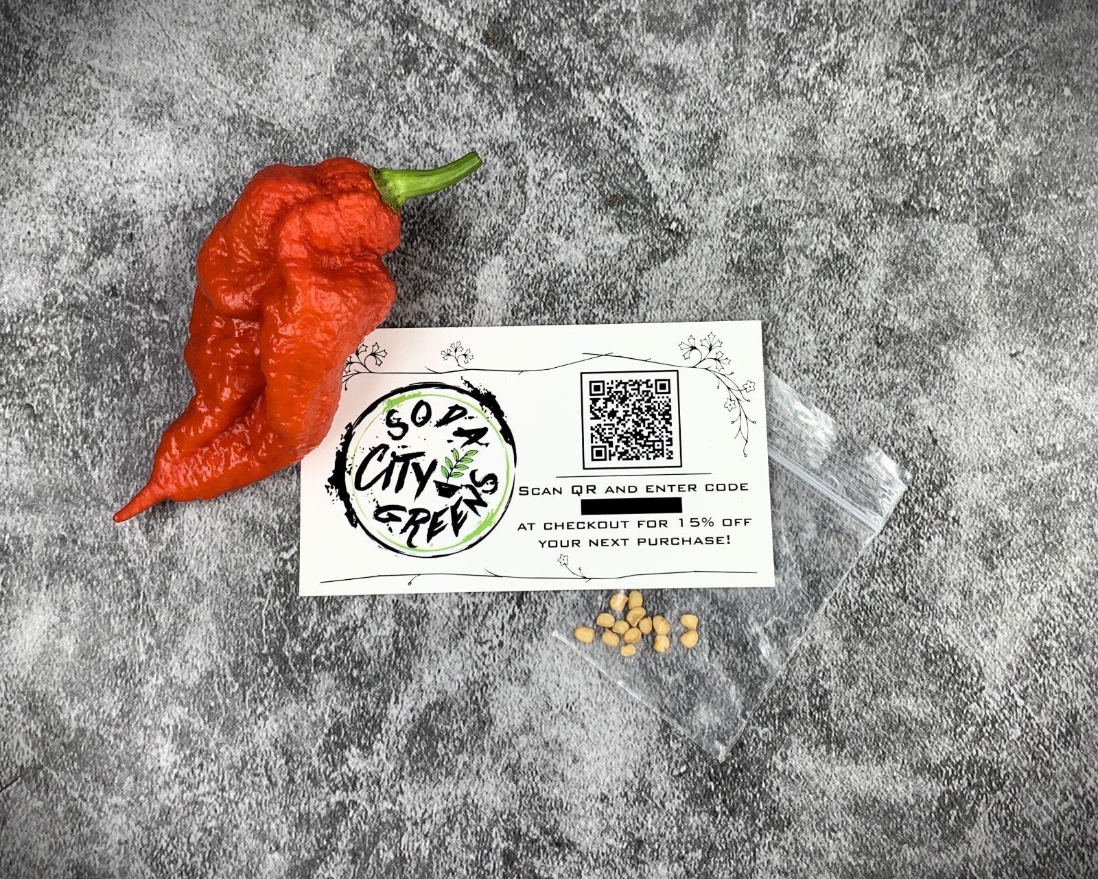 Reapion (Reaper x Scorpion Hybrid) Hot Pepper Seeds 10+