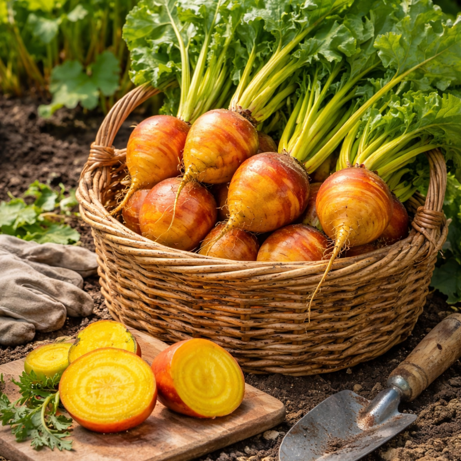 Golden Detroit Beet Seeds | Heirloom Golden Beets | Sweet Mild Flavor 150 seeds