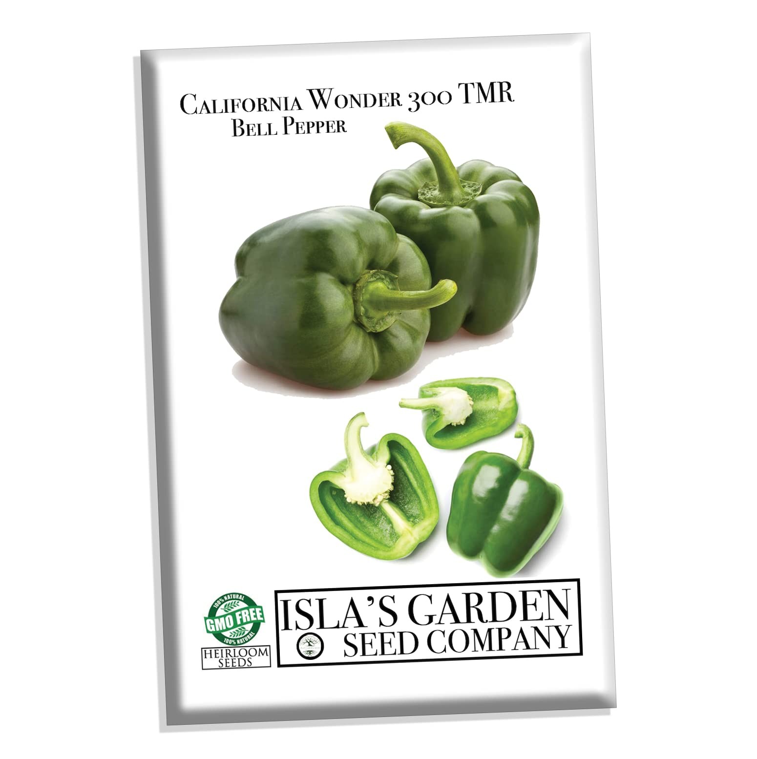 California Wonder 300 TMR Bell Pepper Seeds (Capsicum annuum) – 100+ Heirloom…