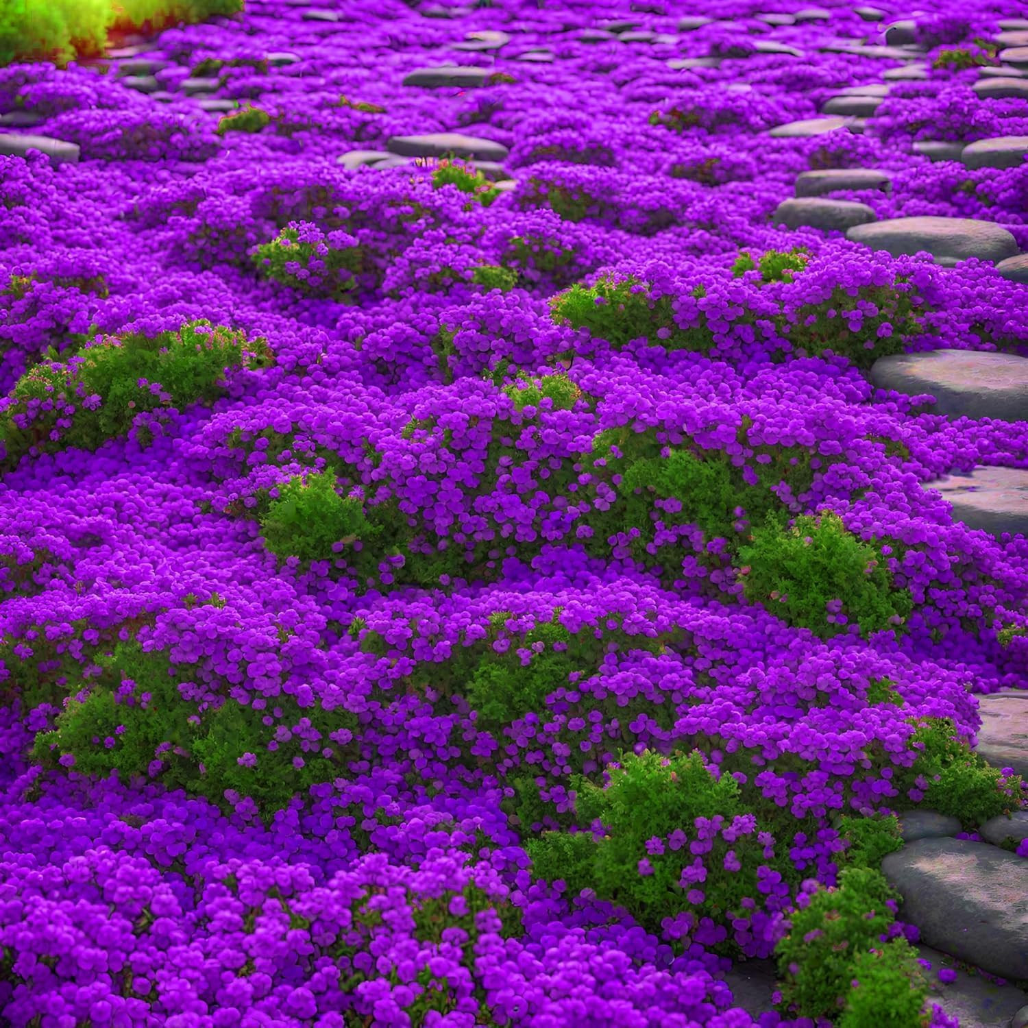 21000+ Magic Purple Creeping Thyme Seeds for Planting Ground Cover Plants Heirlo