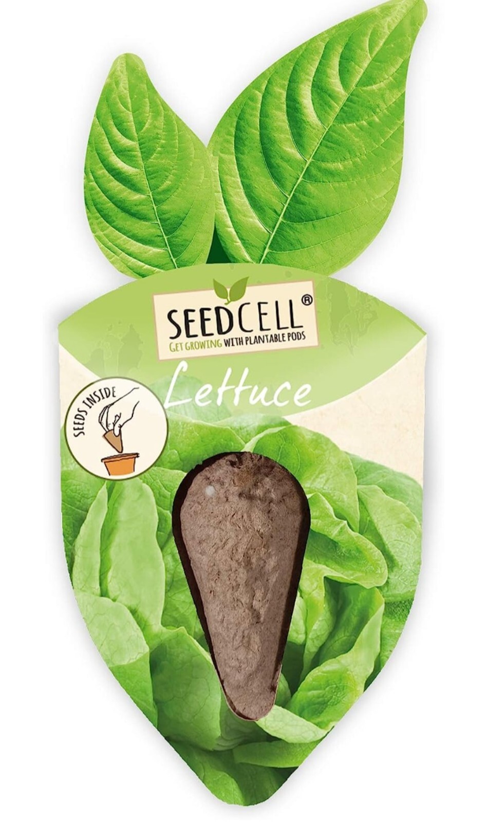 Non GMO vegtable seeds. Grow your own salad patch, Easy to use and plastic free