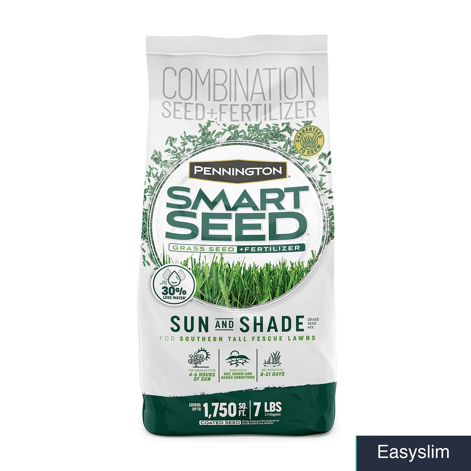 Grass Seed Tall Fescue 7 lb Sun & Shade South Mix with Fertilizer